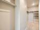 Spacious walk-in closet with ample shelving, clothing rods, and carpeted floor at 12734 E 104Th Pl, Commerce City, CO 80022