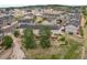 Aerial perspective of multiple townhouses at 985 Burning Bush Pt, Monument, CO 80132