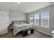 Bright bedroom with vaulted ceilings and large windows at 985 Burning Bush Pt, Monument, CO 80132