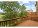 Deck with mountain views and green space at 985 Burning Bush Pt, Monument, CO 80132