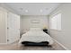 Bedroom features neutral paint, carpet flooring, and great natural light at 26741 E Arbor Dr, Aurora, CO 80016
