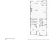 Floor plan of the first floor with dimensions for the kitchen, dining, living, and study rooms at 639 S Williams St, Denver, CO 80209