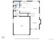 Open-concept floor plan featuring a kitchen, dining area, living room, garage, laundry room and bath at 5558 Malta St, Denver, CO 80249