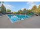 Large community pool with lap lanes, diving boards, and a water slide, perfect for summer fun at 5227 S Geneva St, Englewood, CO 80111