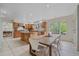 Spacious kitchen with a central island, eat-in area, and modern appliances at 5227 S Geneva St, Englewood, CO 80111