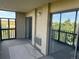 Enclosed balcony featuring brick and large windows offering natural light at 13601 E Marina Dr # 510, Aurora, CO 80014