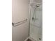 Bathroom featuring glass enclosed shower with new fixtures and hardware at 13601 E Marina Dr # 510, Aurora, CO 80014