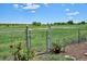 Spacious backyard with fence overlooking open space, providing privacy and scenic views at 4338 S Alton St, Greenwood Village, CO 80111