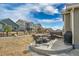 Backyard patio featuring lounge set at 17857 Lapis Ct, Monument, CO 80132