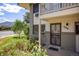 Inviting exterior view of property featuring an attractive front garden and a unit number 106 at 645 Manhattan Pl # 106, Boulder, CO 80303