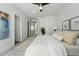 Spacious bedroom with neutral color, featuring ample closet space and natural light at 4539 Tennyson St # 105, Denver, CO 80212