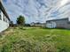 Spacious backyard with sheds, a garden area, and lush green grass, offering versatility at 4312 S Xenon St, Morrison, CO 80465