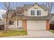 Charming two-story home with a two car garage, well-maintained lawn, and appealing curb appeal at 20481 E Mansfield Pl, Aurora, CO 80013