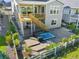 Backyard featuring a hot tub and a deck at 7166 S Vandriver Way, Aurora, CO 80016