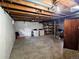 Large unfinished basement with laundry machines provides an opportunity to create a personalized space at 7409 Pierce St, Arvada, CO 80003