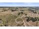 Scenic aerial view of rolling hills and natural landscape around the property at 10831 Eagle Crest Ln, Parker, CO 80138