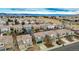 Wide aerial view of the neighborhood, highlighting the property's location at 2389 Quartz St, Castle Rock, CO 80109