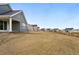 Spacious new construction back yard with views of neighboring homes at 39732 Penn Rd, Elizabeth, CO 80107