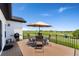 Spacious back deck featuring outdoor seating and a grill with beautiful landscape views at 3047 Deer Creek Ranch Loop, Parker, CO 80138