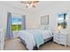 Cozy bedroom with plenty of natural light, a comfortable bed and bright meadow views at 3047 Deer Creek Ranch Loop, Parker, CO 80138