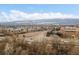 Breathtaking distant aerial view showcasing expansive landscape, local architecture, and traffic flow at 1276 Harrison Ct, Boulder, CO 80303