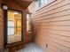 Inviting front entrance with a glass door, showcasing the home's welcoming interior and design at 1276 Harrison Ct, Boulder, CO 80303