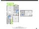 This is a complete floorplan of the home including both floors at 18101 E 44Th Pl, Denver, CO 80249