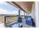 Relaxing back deck with comfortable seating and neighborhood views offers a perfect outdoor retreat at 4918 Preserve Pl, Firestone, CO 80504