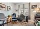 Home office features built-in desk and comfortable seating at 8465 S Holland Way # 205, Littleton, CO 80128