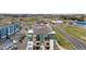 Aerial perspective of modern apartment complex, highlighting nearby amenities and community at 9287 Twenty Mile Rd # 204, Parker, CO 80134