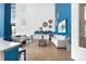 Bright common area with modern decor, comfortable seating, and kitchenette for residents to enjoy at 9287 Twenty Mile Rd # 204, Parker, CO 80134