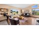 Spacious living room with large windows showcasing scenic views at 225 Briscoe Ln, Castle Rock, CO 80109