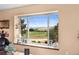 Picture window in the living room, offering an amazing view of the lush, green land at 225 Briscoe Ln, Castle Rock, CO 80109
