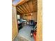 Interior view of shed with storage options and natural light at 300 E Cleveland St, Lafayette, CO 80026