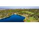 Expansive aerial view of City Park with lakes and the Denver skyline in the background at 460 S Marion Pkwy # 251, Denver, CO 80209
