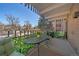 Outdoor balcony featuring comfortable seating and a view of the surrounding neighborhood and sky at 460 S Marion Pkwy # 251, Denver, CO 80209
