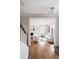Bright living room with a cozy fireplace at 2134 S Jackson St, Denver, CO 80210