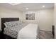 Basement bedroom with a neutral color palette, a plush rug, and recessed lighting at 9383 W Colorado Ave, Lakewood, CO 80232