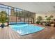 Enjoy the convenience of this bright indoor pool with ample seating and views of the outdoors at 877 Airport Rd # 19, Breckenridge, CO 80424