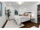 Bright bedroom with a queen bed and plenty of natural light at 3360 Broadway St, Boulder, CO 80304