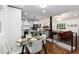 Open dining area with glass table and modern chairs at 3360 Broadway St, Boulder, CO 80304
