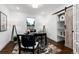 Bright home office features a workspace and built-in shelving at 3360 Broadway St, Boulder, CO 80304