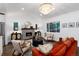 Cozy living room with a fireplace and comfortable seating at 3360 Broadway St, Boulder, CO 80304