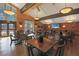 Clubhouse dining area with multiple tables and large windows at 13739 E Marina Dr # B, Aurora, CO 80014