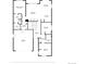 Detailed floor plan showcasing the layout of the first floor, including bedrooms, kitchen, and living spaces at 18027 Telford Ave, Parker, CO 80134
