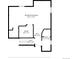 Second floor plan featuring recreation room, room, hall, and a bathroom at 18027 Telford Ave, Parker, CO 80134