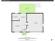 Detailed floorplan showcasing the layout of the home's second floor, including the kitchen, garage and living room at 4580 W 109Th Ave, Westminster, CO 80031
