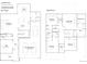 Detailed floor plan showcasing the layout of the Ashbrook model with 4 bedrooms, a study and a 3-bay garage at 10760 Snowdon St, Parker, CO 80134