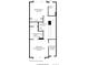 Floor plan featuring the primary bedroom suite, walk-in closet, laundry, and bathroom at 2540 Josephine Way, Superior, CO 80027