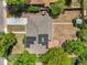Aerial view of roof featuring solar panels at 971 Ursula St, Aurora, CO 80011